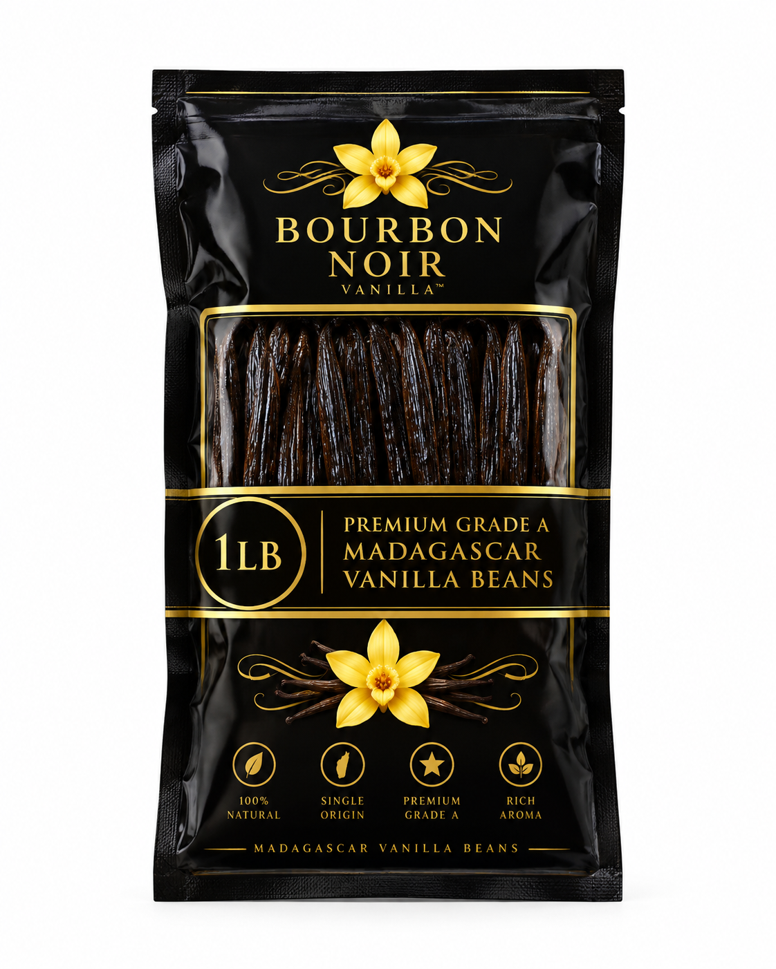 1 LB Premium Grade A Madagascar Vanilla Beans