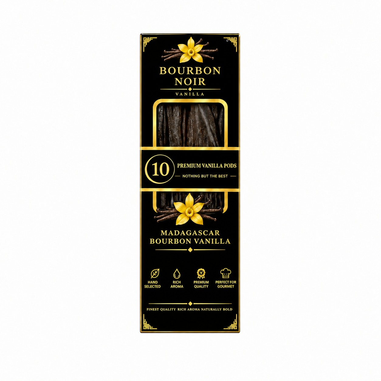 10 Premium Grade A Madagascar Vanilla Beans