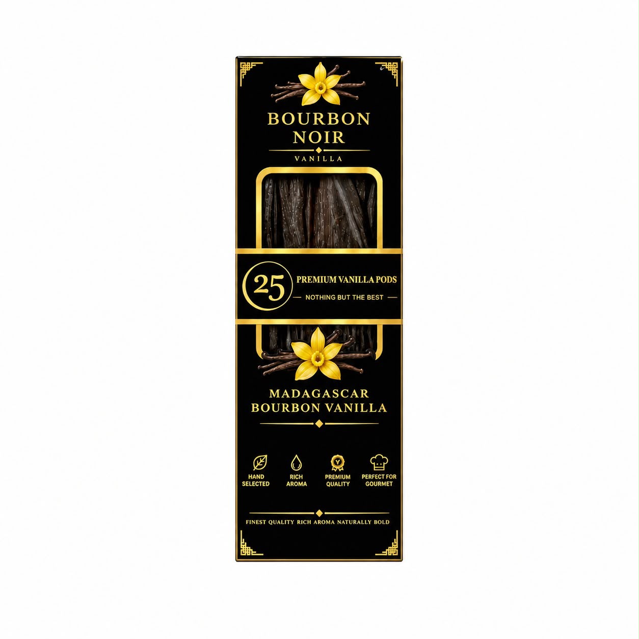 25 Premium Grade A Madagascar Vanilla Beans